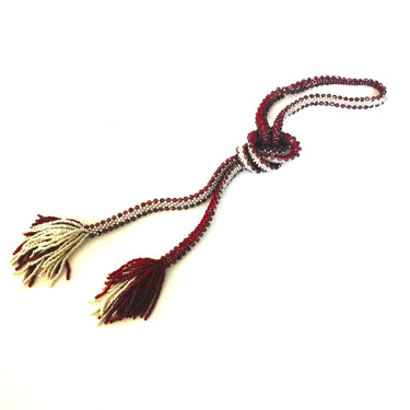 Collar Serpiente Hematitas Granate
